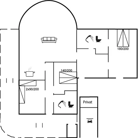 Svenn - 400m From The Sea By Interhome Prázdninový dům